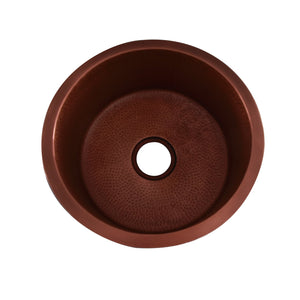 Wade 18" Round Copper Prep/Bar Kitchen Sink
