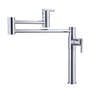 Cadby Dual Handle Deck Mount Pot Filler