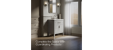 KOHLER Accra 30in. Single Sink Freestanding Atmos Grey Bath Vanity with Bianco Bella Quartz Top Assembled R35898-ASB-AGA