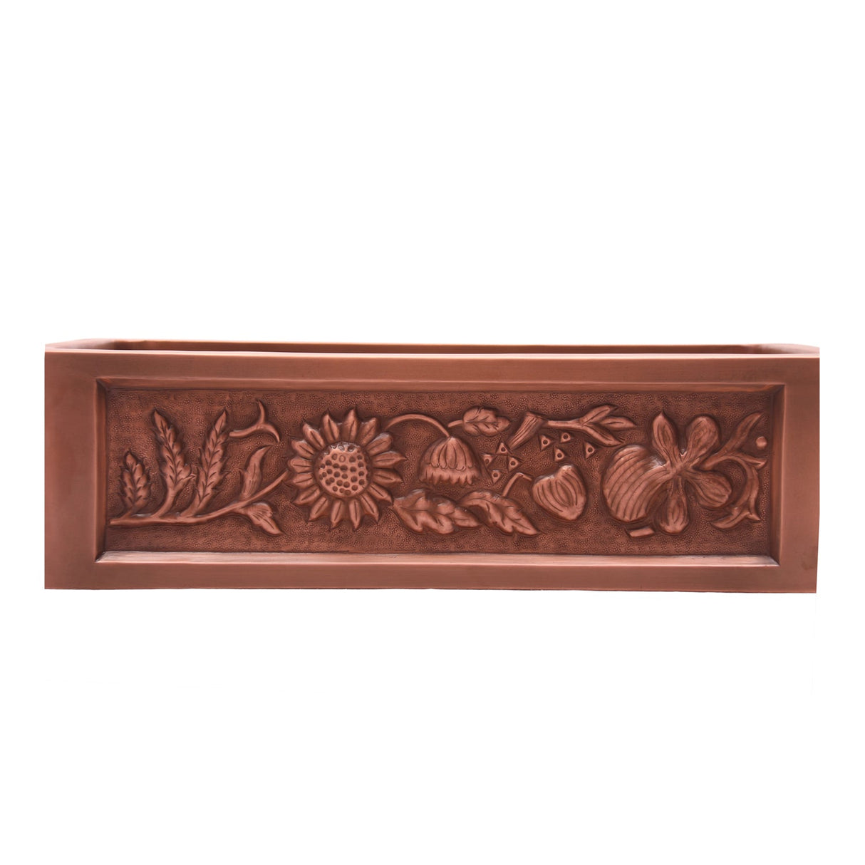 Sunflower Single Bowl Copper Apron-Front Sink – 30″
