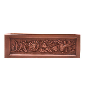 Sunflower Single Bowl Copper Apron-Front Sink – 30″
