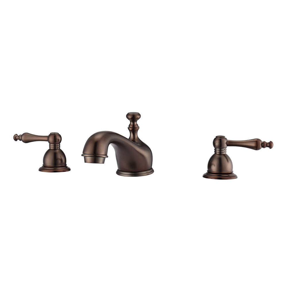 Marsala Widespread Lavatory Faucet with Metal Lever Handles