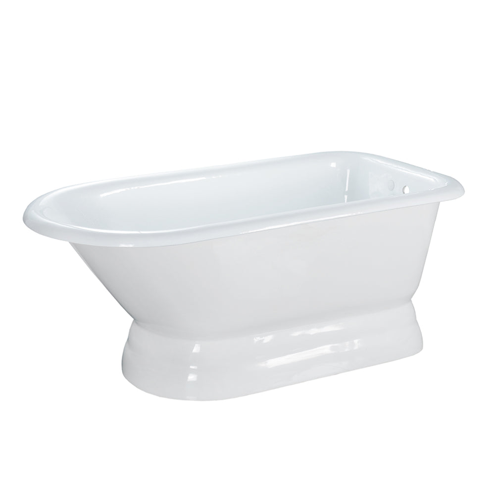 Clancy 66" Cast Iron Roll Tub on Base