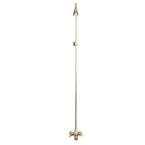 Washerless Diverter Bathcock with Riser and Showerhead