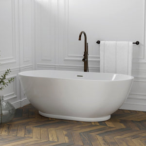 Radcliff 67" Acrylic Tub with Integral Drain and Overflow