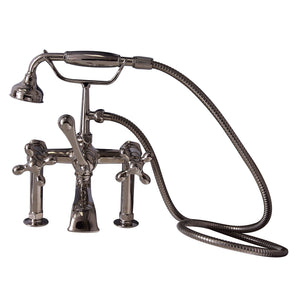 Marshall 72″ Cast Iron Double Slipper Tub Kit – Polished Nickel Accessories
