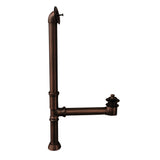 Imogene 67″ Acrylic Slipper Tub Kit in White – Oil Rubbed Bronze Accessories