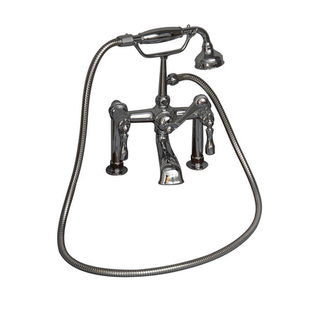 Marshall 72″ Cast Iron Double Slipper Tub Kit – Polished Chrome Accessories