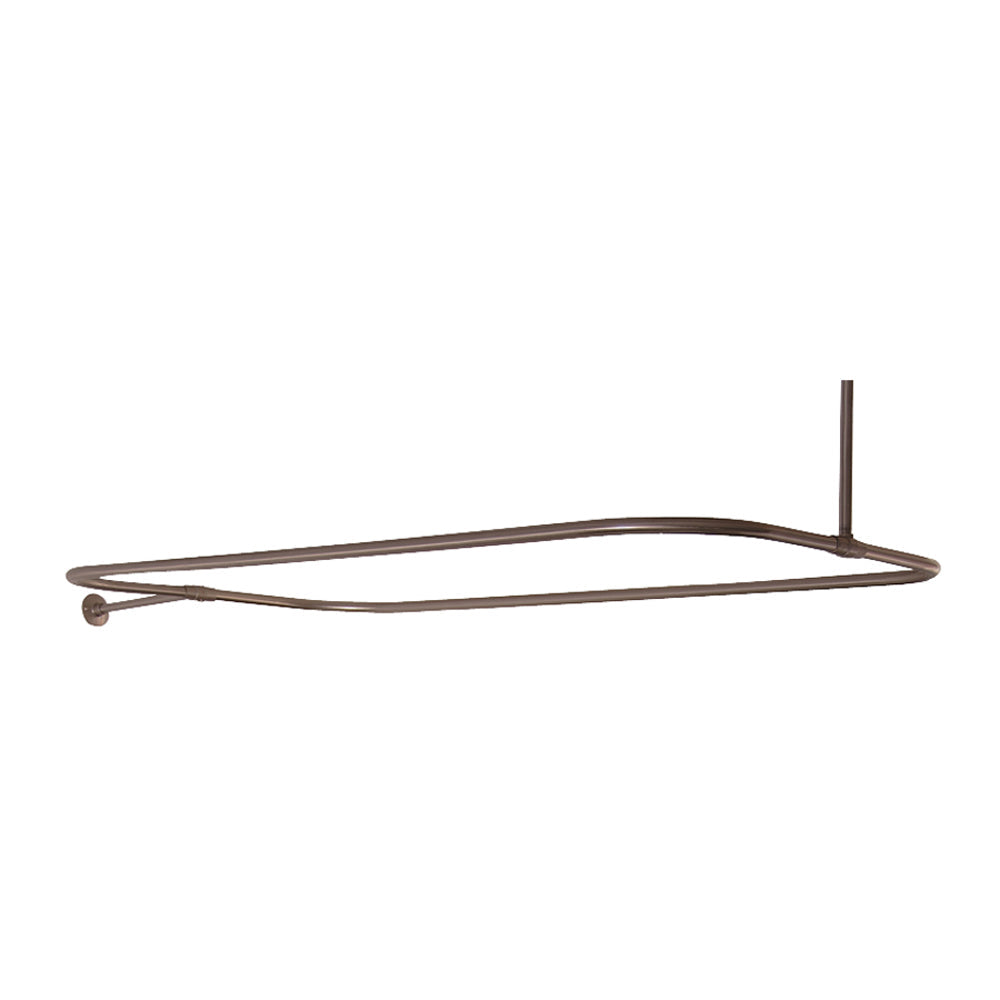 Griffin 61″ Cast Iron Slipper Tub Kit – Brushed Nickel Accessories
