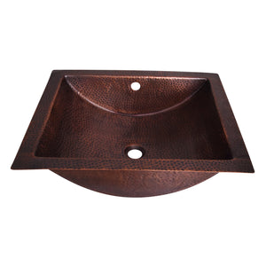 20" Fuller Concave Copper Undermount Basin