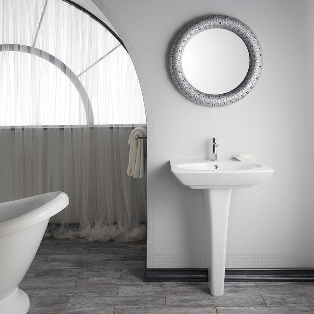 Opulence Pedestal Lavatory – “Hers”