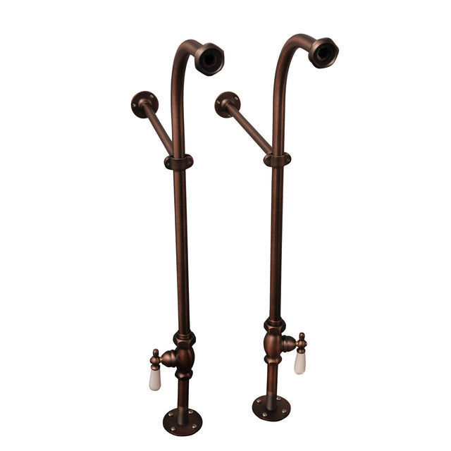 Bartlett 60″ Cast Iron Roll Top Tub Kit – Oil Rubbed Bronze Accessories