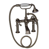 Duet 67″ Cast Iron Double Roll Top Tub Kit – Brushed Nickel Accessories