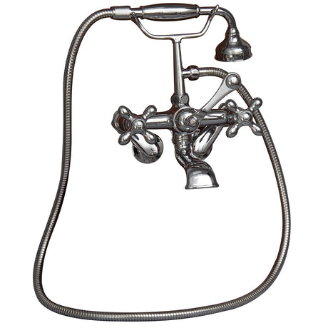 Brocton 65″ Cast Iron Roll Top Tub Kit – Polished Chrome Accessories