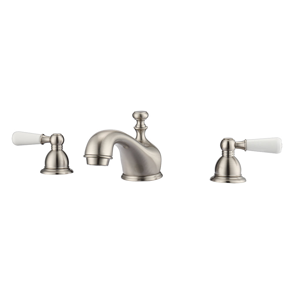 Marsala Widespread Lavatory Faucet with Porcelain Lever Handles