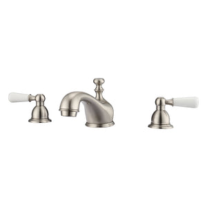 Marsala Widespread Lavatory Faucet with Porcelain Lever Handles