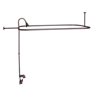Brocton 65″ Cast Iron Roll Top Tub Kit – Oil Rubbed Bronze Accessories