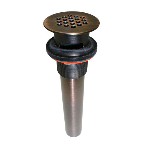 Lavatory Grid Drain with Overflow