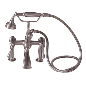 Marshall 72″ Cast Iron Double Slipper Tub Kit – Brushed Nickel Accessories