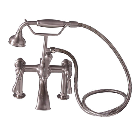 Marshall 72″ Cast Iron Double Slipper Tub Kit – Brushed Nickel Accessories