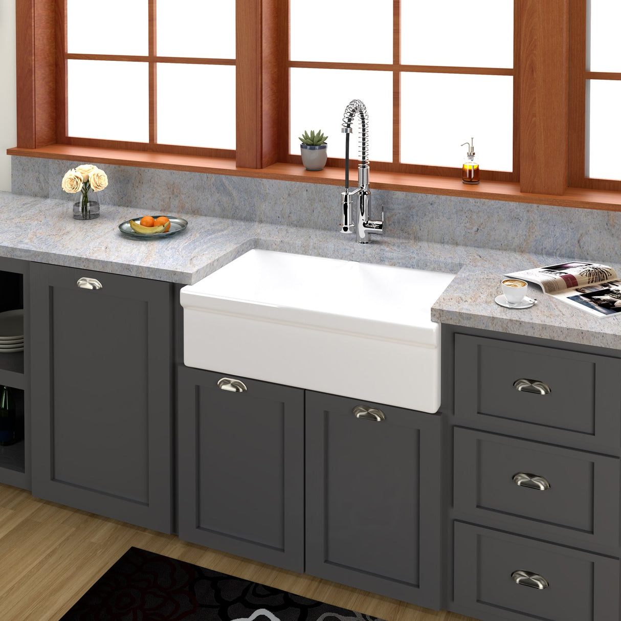 Lettie Double Bowl Apron-Front Sink
