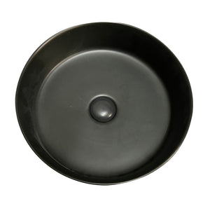Musgrave 14" Black Round Basin