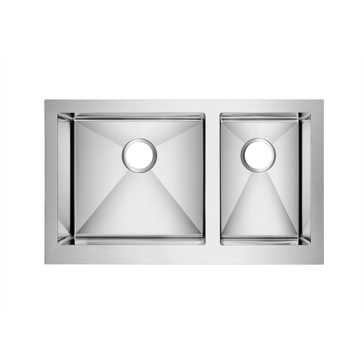 Corazon Double Bowl Stainless Apron-Front Sink