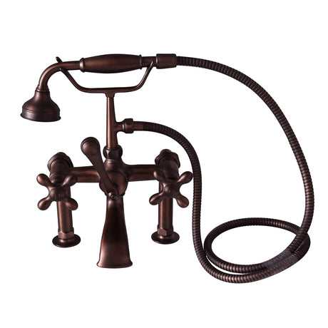 Marshall 72″ Cast Iron Double Slipper Tub Kit – Oil Rubbed Bronze Accessories