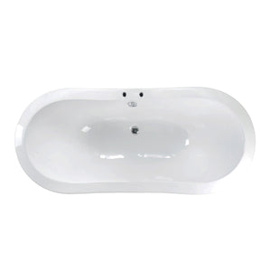 Macon 61" Cast Iron Double Slipper Tub
