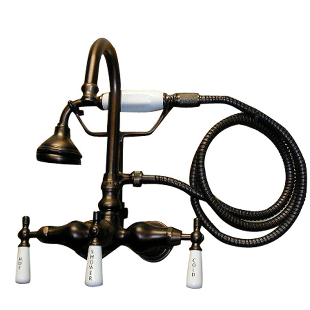 Bartlett 60″ Cast Iron Roll Top Tub Kit – Oil Rubbed Bronze Accessories