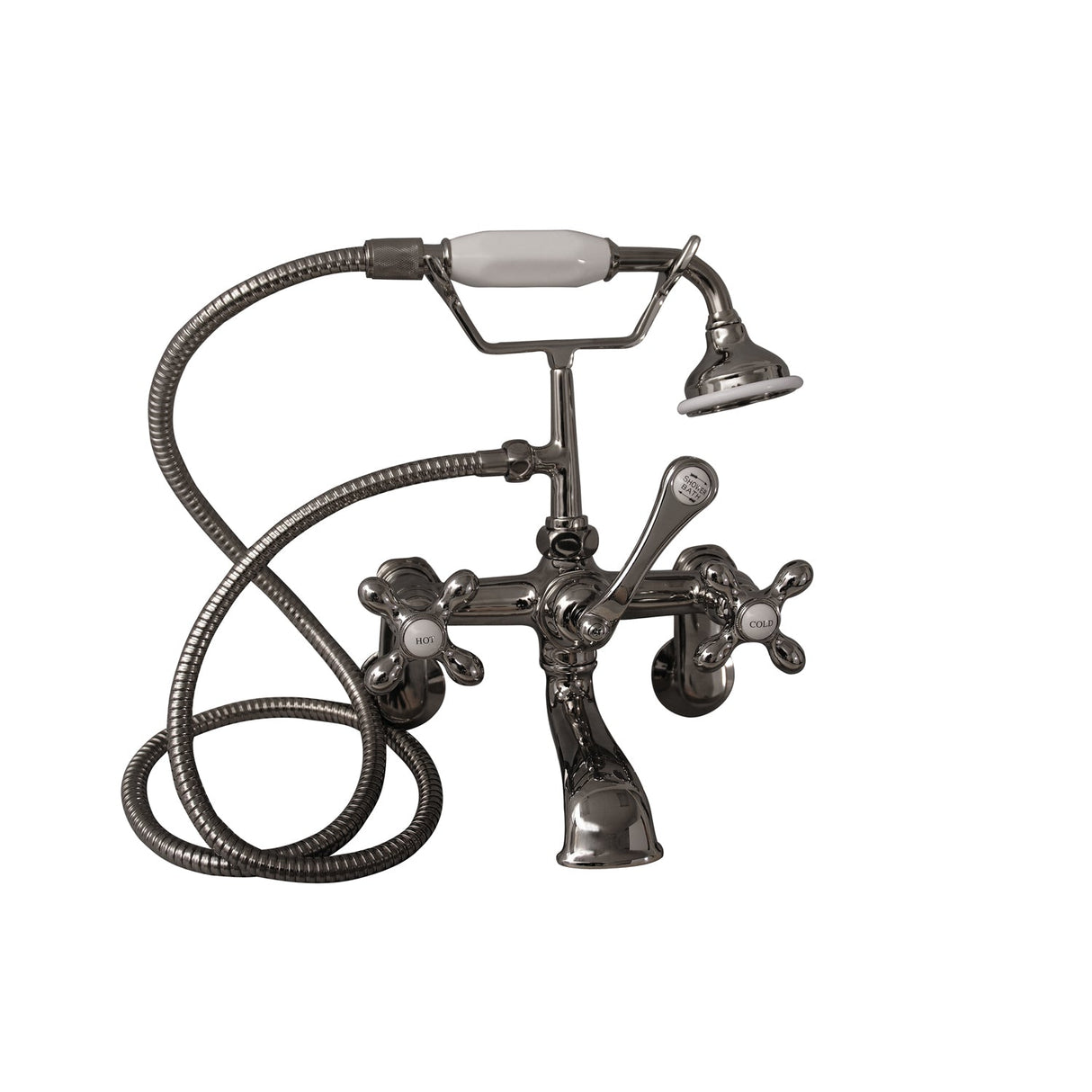 Bartlett 60″ Cast Iron Roll Top Tub Kit – Polished Chrome Accessories