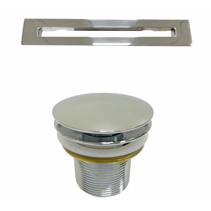 Pearl 47" Freestanding Acrylic Tub with Integral Drain