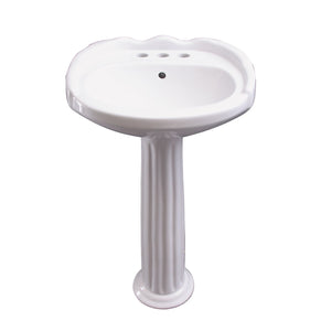 Silvi 20" Pedestal Lavatory