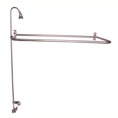 Brocton 65″ Cast Iron Roll Top Tub Kit – Polished Nickel Accessories