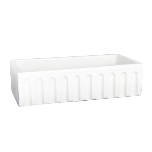 Hillary 36″ Fluted Single Bowl Apron-Front Sink