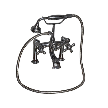 Marshall 72″ Cast Iron Double Slipper Tub Kit – Polished Chrome Accessories