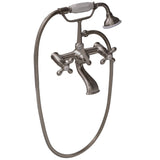 Bartlett 60″ Cast Iron Roll Top Tub Kit – Brushed Nickel Accessories