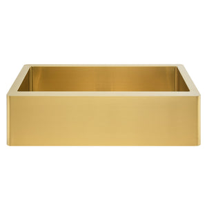 Adelphia Single Bowl Gold Stainless Apron-Front Sink