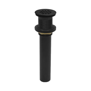 Lavatory Grid Drain without Overflow