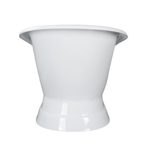Lyndsey 68" Cast Iron Slipper Tub on Base