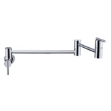 Dori Dual Handle Wall Mount Pot Filler