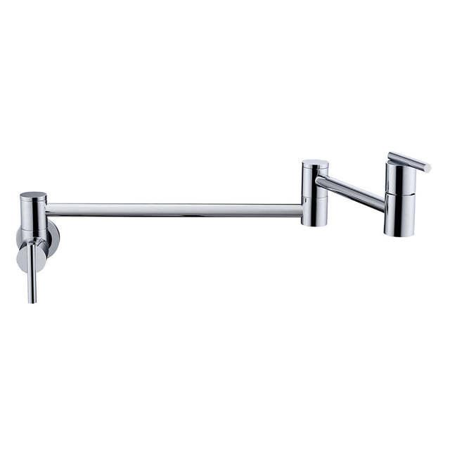 Dori Dual Handle Wall Mount Pot Filler