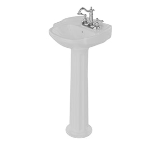 Silvi 15" Pedestal Lavatory