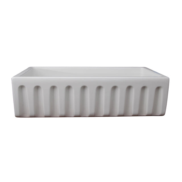 Hillary 36″ Fluted Single Bowl Apron-Front Sink
