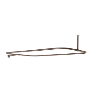Icarus 67″ Cast Iron Slipper Tub Kit – Brushed Nickel Accessories