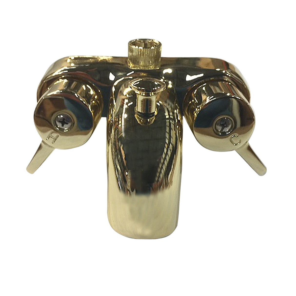 Bartlett 60" Cast Iron Roll Top Tub Kit-Polished Brass Accessories