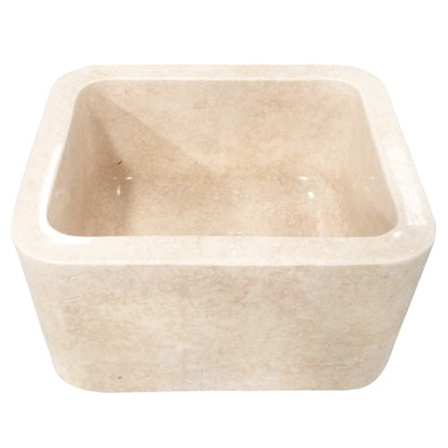 Cather Single Bowl Marble Apron-Front Sink