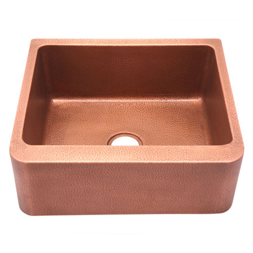 Avena Single Bowl Copper Apron-Front Sink