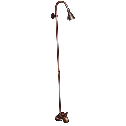 Washerless Diverter Bathcock with Riser and Showerhead