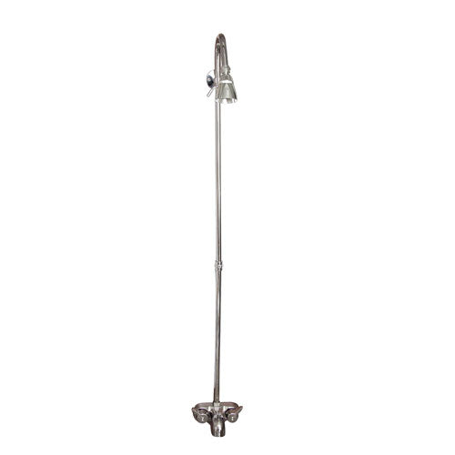 Washerless Diverter Bathcock with Riser and Showerhead